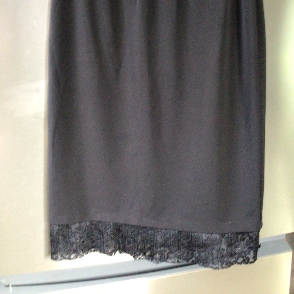 Black pencil skirt